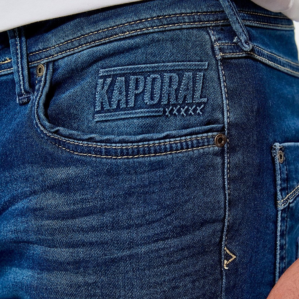 APEX  Jean slim bleu Homme délavé