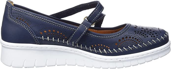 COMFORTABEL Sportliche Slipper blau