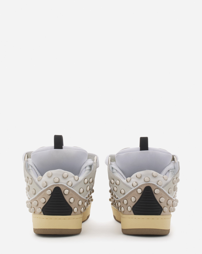 SNEAKERS CURB EN CUIR AVEC STUDS