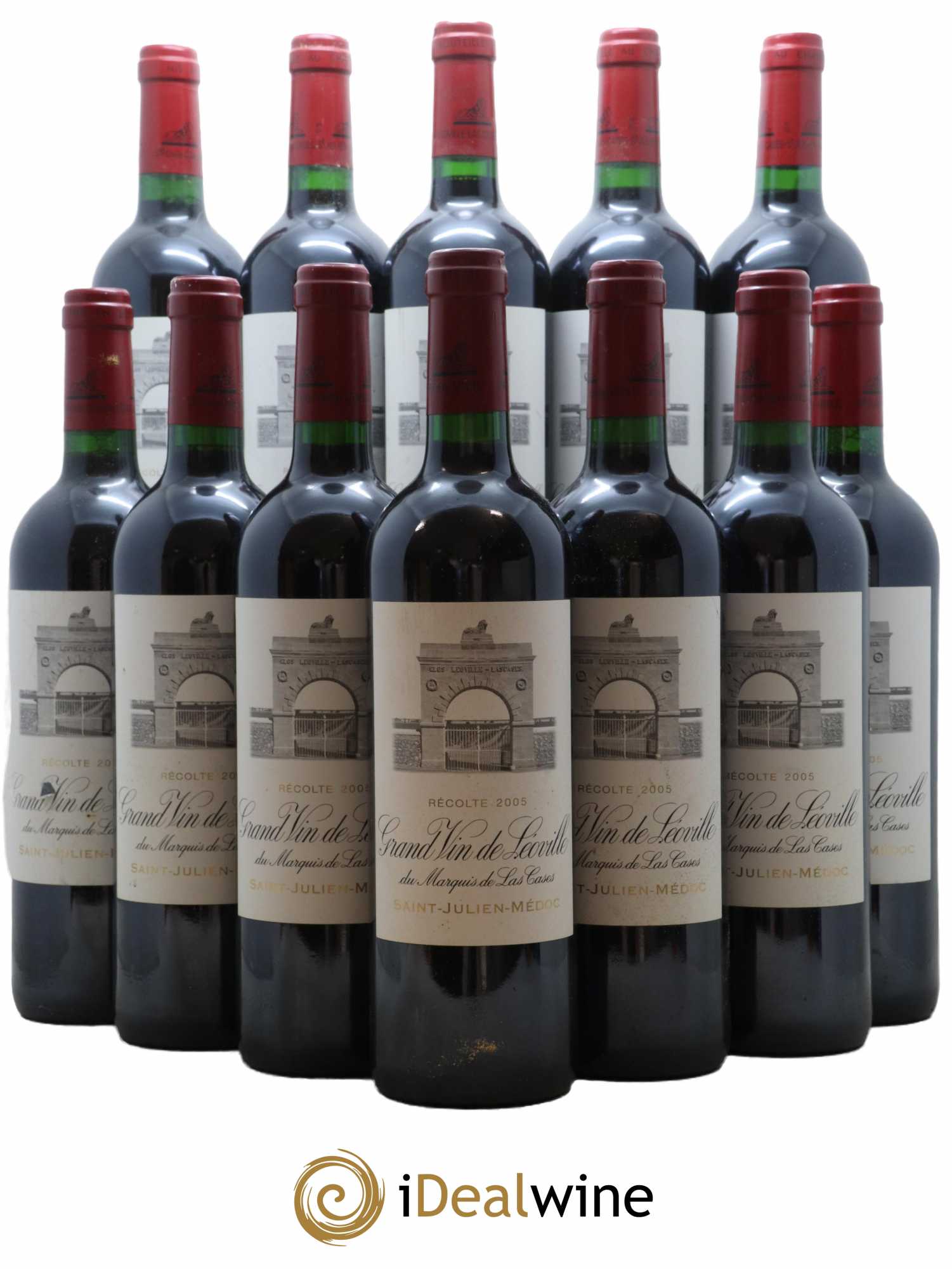 Château Léoville Las Cases 2ème Grand Cru Classé  2005 - Lot de 12 Bouteilles