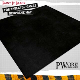 Neoprene Mat: Paint it Black 44