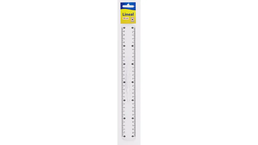 Lineal 30cm transparent