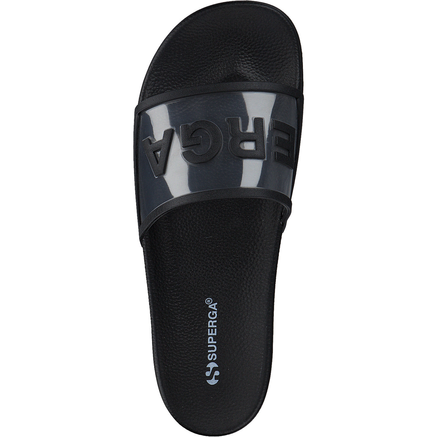 Superga 1918 Slides Clear S51138W, Badeschuhe, Damen, black