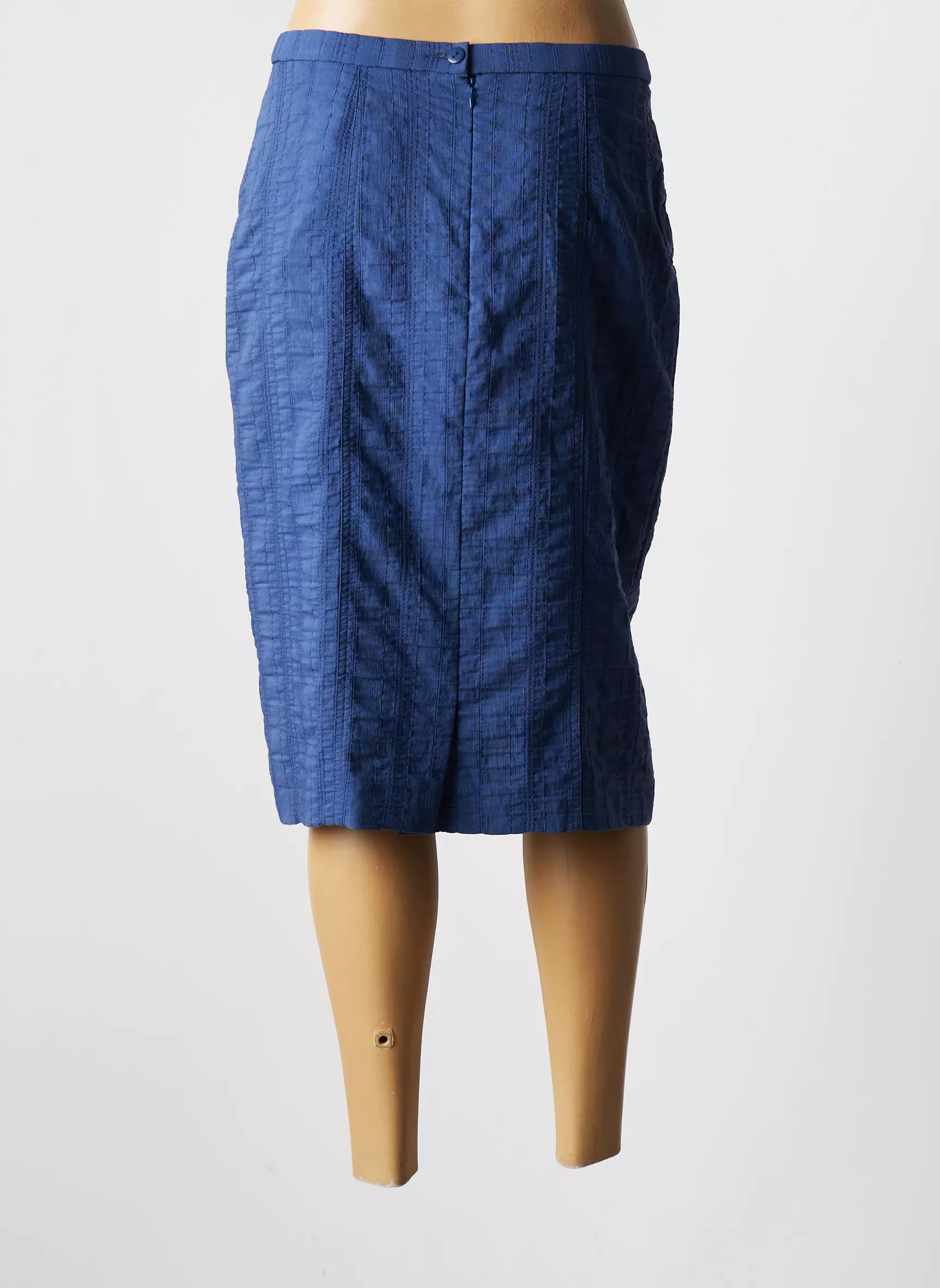Pauporte Jupes Mi Longues Femme couleur bleu