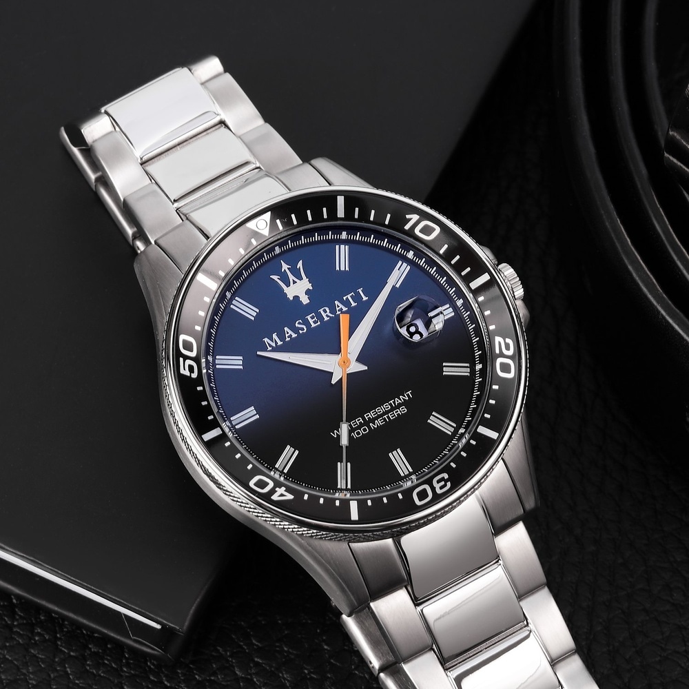 Maserati Montre pour hommes Acier inoxydable, Aluminium Montre