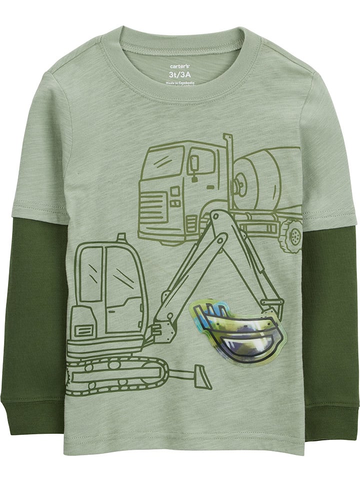 carter's Longsleeve in Grün günstig kaufen