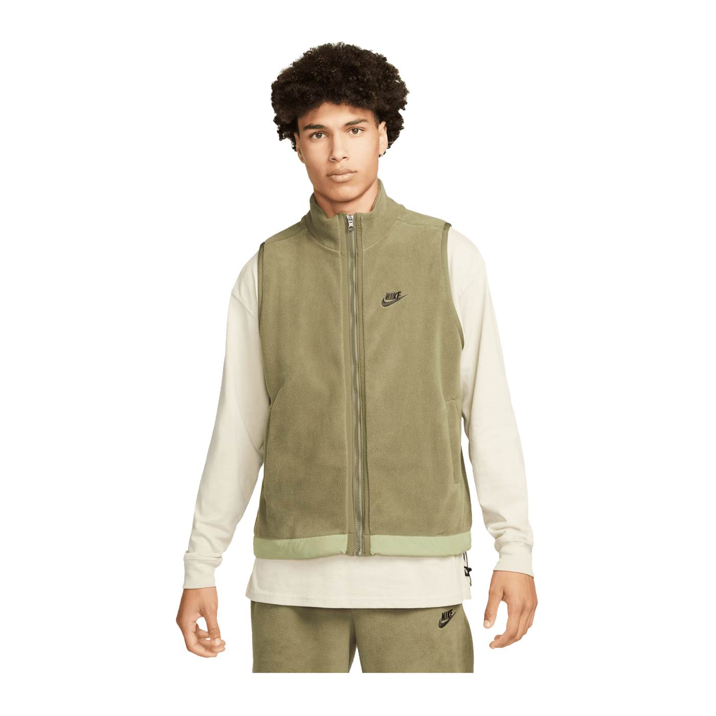 Nike Club+ Fleece Winterized Weste Grün F222