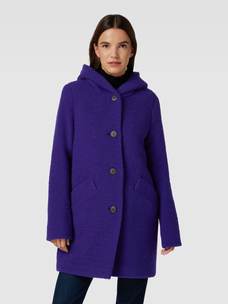 Jacke mit Knopfleiste in lila