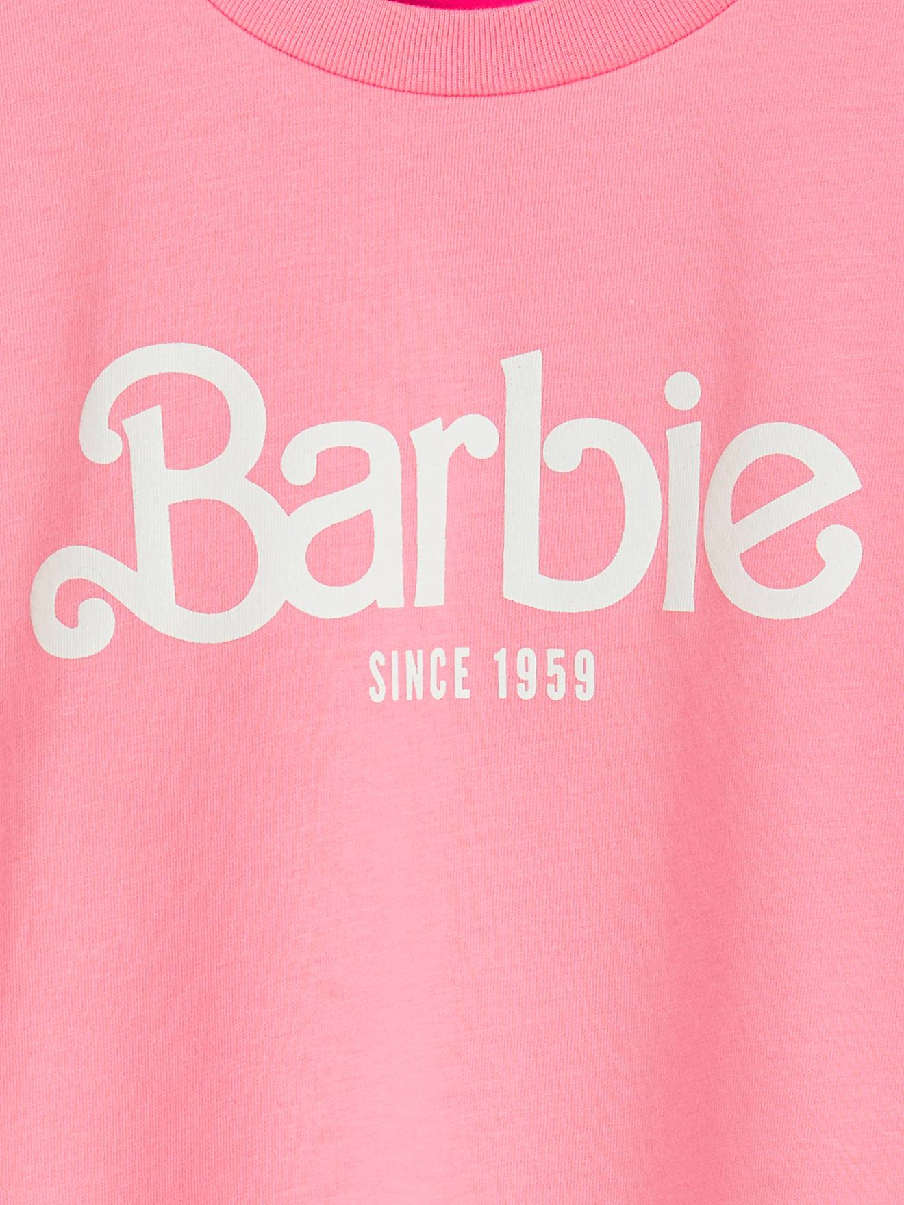Kinder T-Shirt BARBIE - bonbon rosa