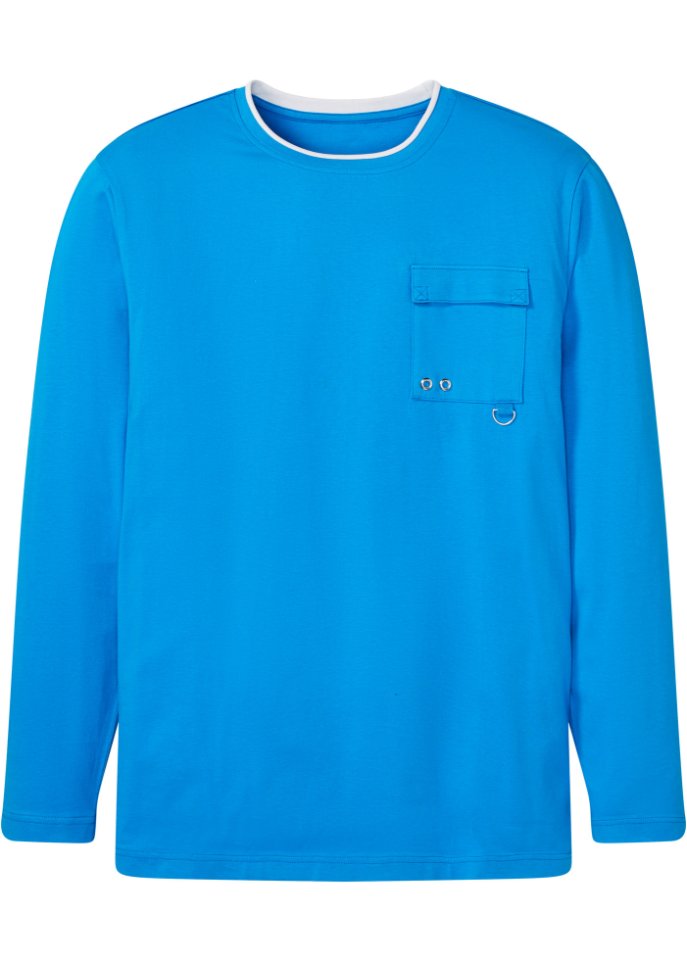 Langarmshirt aus Bio Baumwolle, Loose Fit