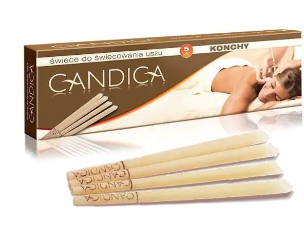 Aura Herbals Conchy Candica ausų žvakės