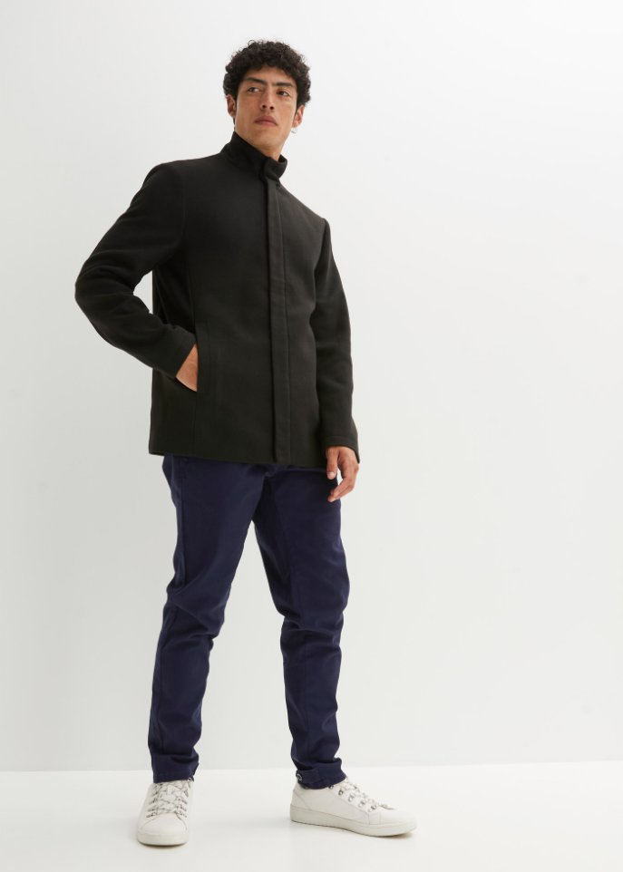 Jacke in Wolloptik