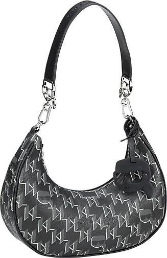 Karl Lagerfeld Schultertasche K/Ikonik 2.0 Mono CC Moon Shoulderbag L