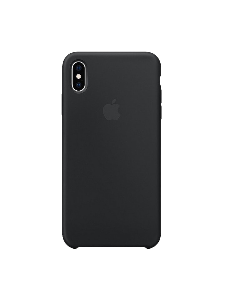 Apple Handyhülle Silikon Case iPhone XS Max MRWE2ZM/A in schwarz günstig kaufen onesize