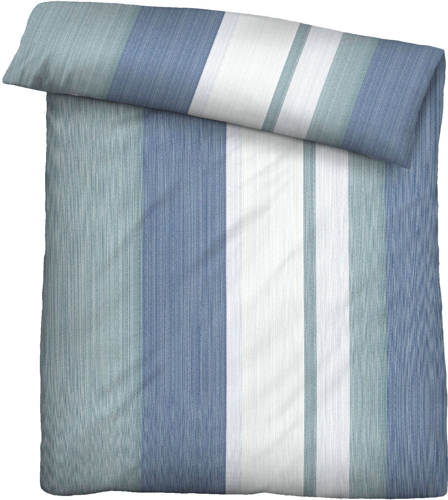 Bettwäsche David, Castell - Markenbettwäsche, Fleece, 2 teilig, absolut flauschig, weich + wohlig warm, pflegeleicht, Reißverschlüsse