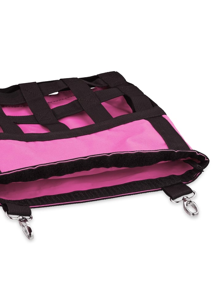 relaxdays Heutasche in Pink/ Schwarz - (B)30 x (H)30 cm günstig kaufen onesize