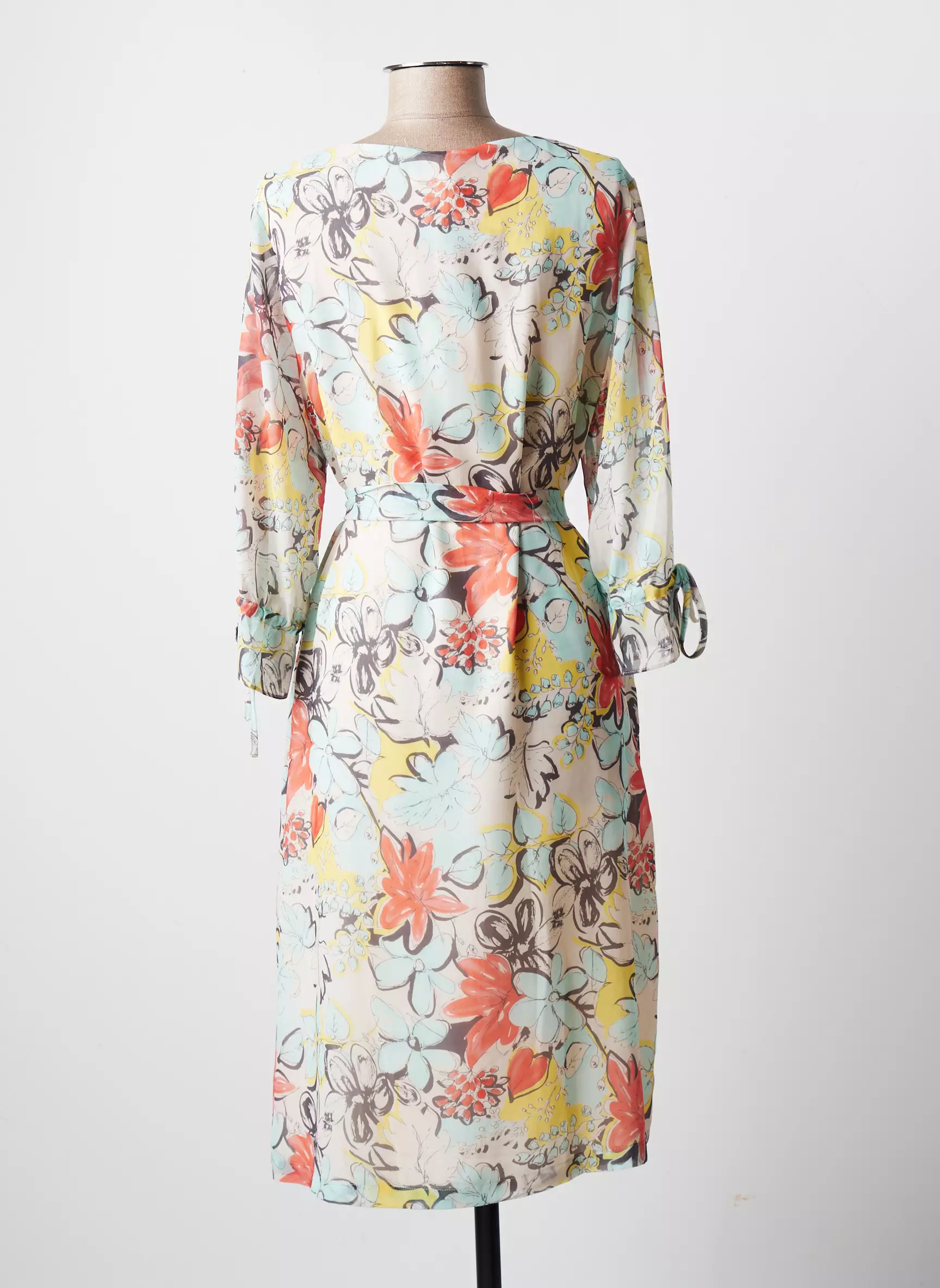 Rever Mile Robes Mi Longues Femme couleur bleu