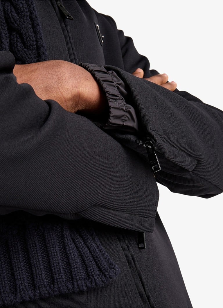 Prada Padded jacket with detachable hood and side pockets