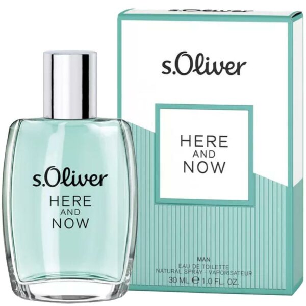 s.Oliver Here and Now Men Eau de Toilette