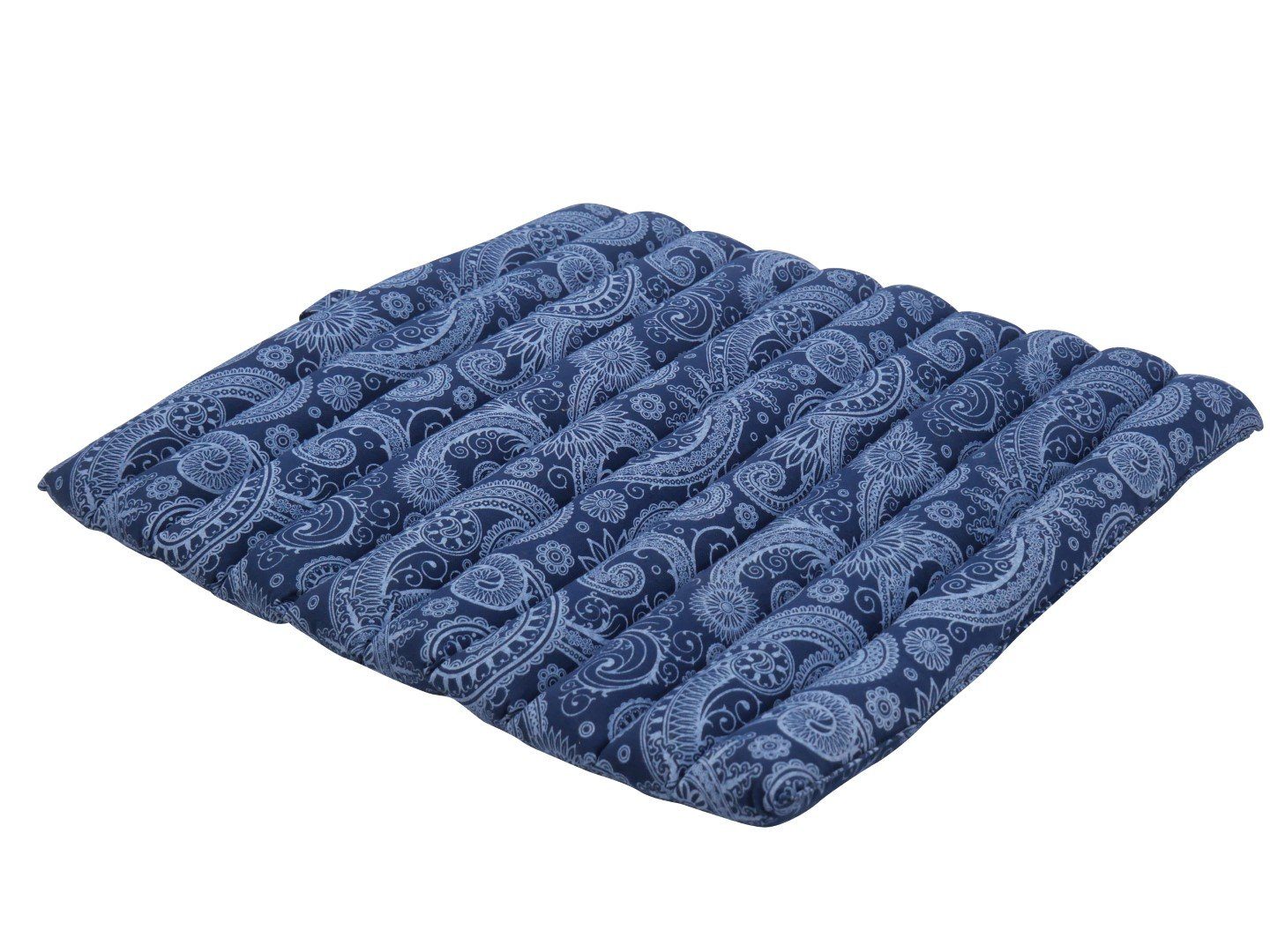 my Hamam Yogakissen Meditations-Set Kissen mit Matte blau Zafu Zabuton, angenehm, weich, unterstützend