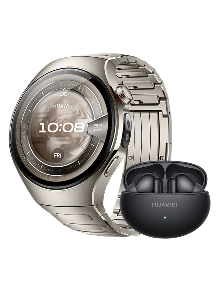 Huawei Smartwatch Watch 5 46mm Bundle in grau günstig kaufen onesize