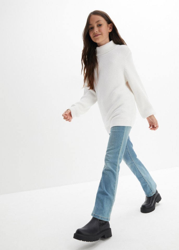 Mädchen Rollkragen Pullover