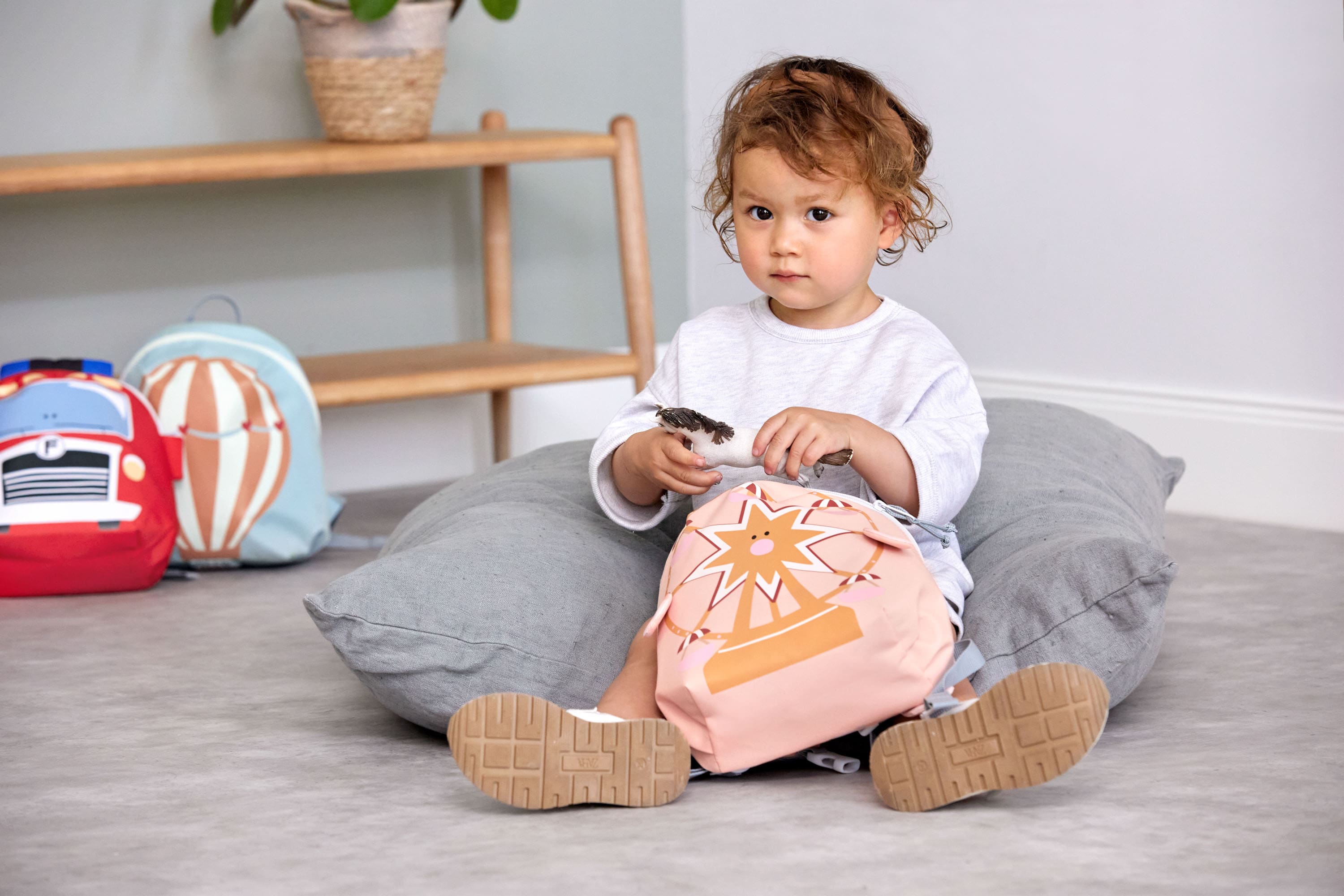 Kindergartenrucksack Tiny - Riesenrad, Rosa