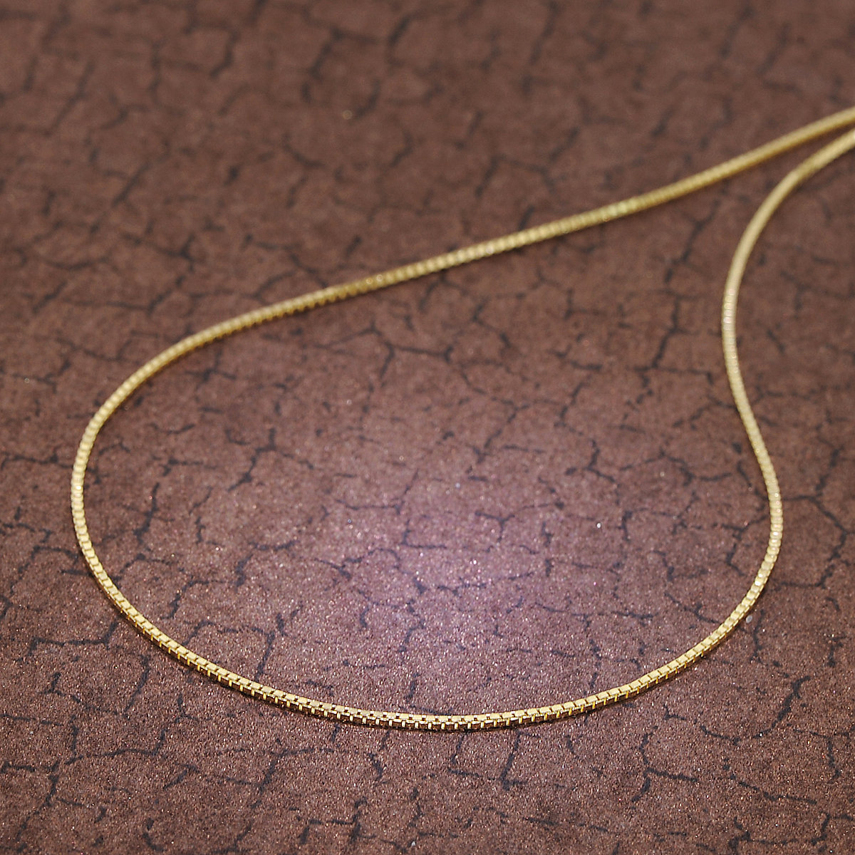Kreuz-Anhänger für Kinder Gold 585 (14 Kt.) + Plattierte Kette Halsketten