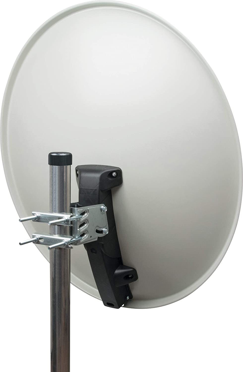 Schwaiger 714500 hellgrauer 80cm Stahl-Spiegel Set