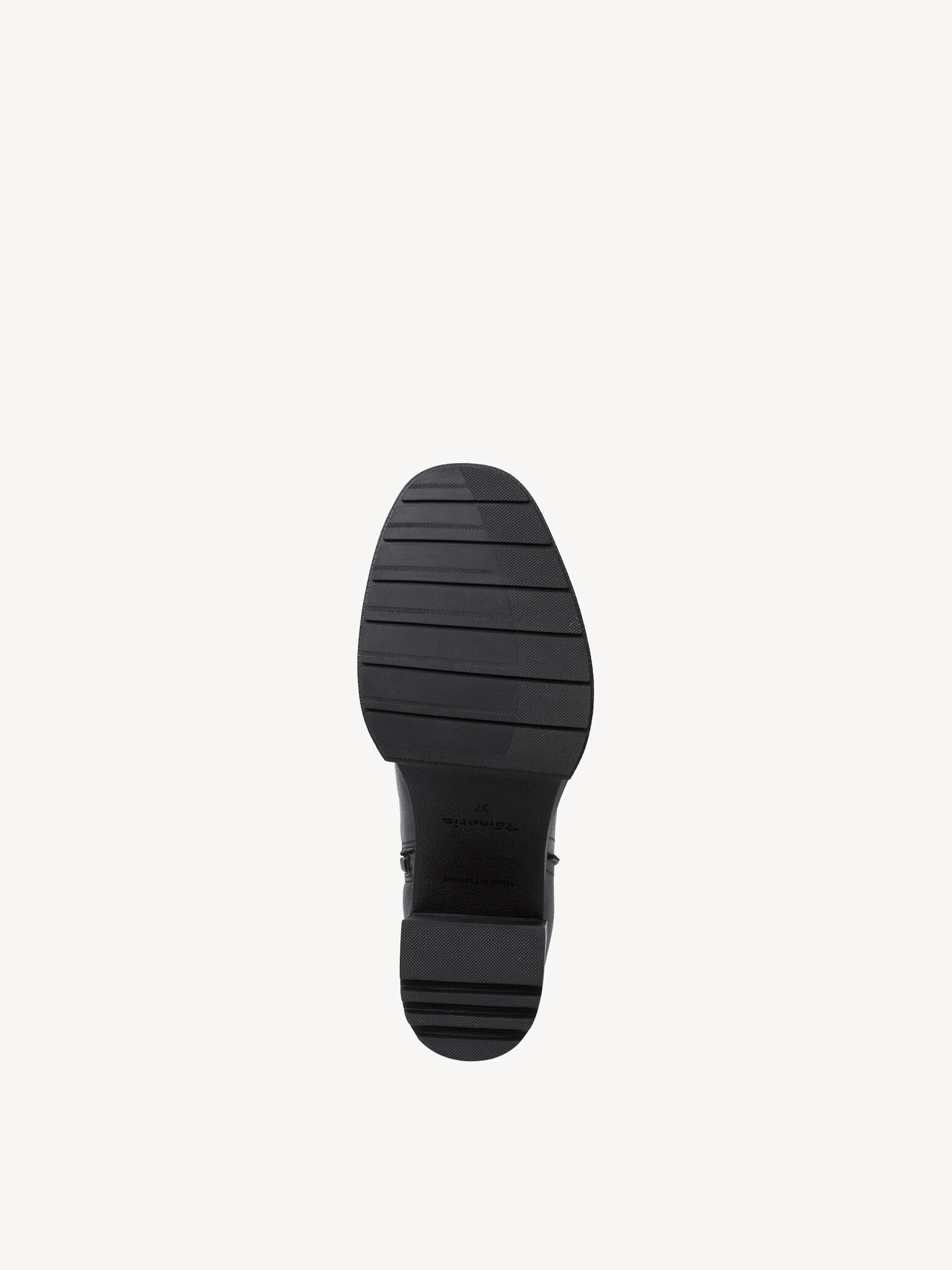 Bottine en cuir - noir