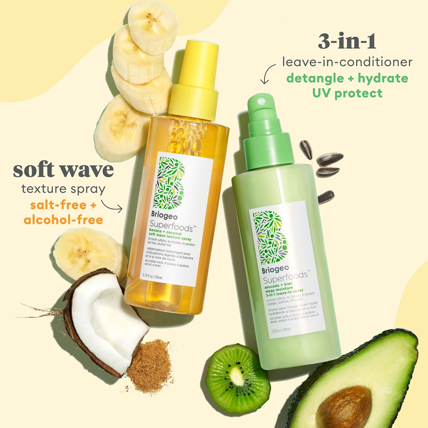 Banana + Coconut Soft Wave Texture Spray