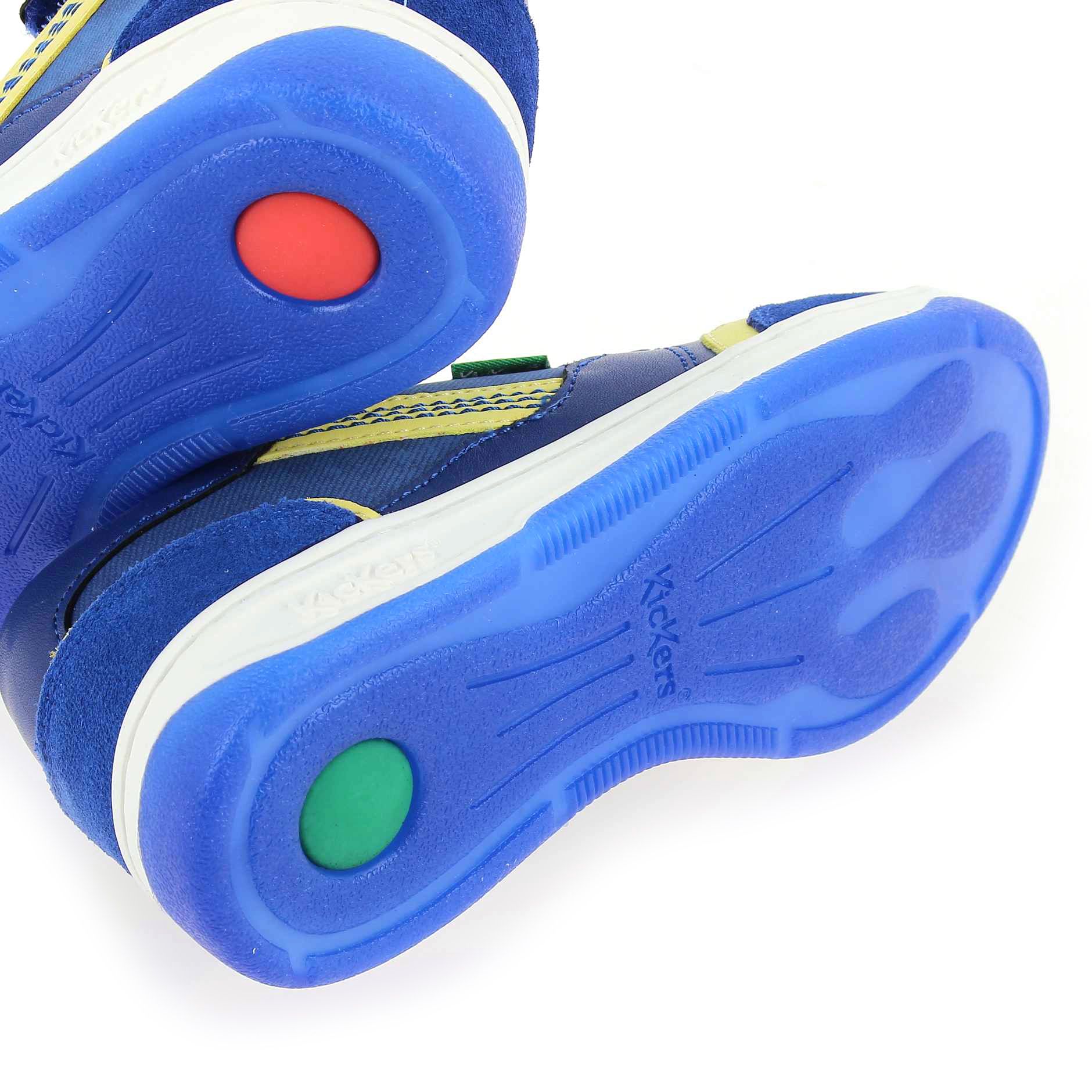Kickers  KOUIC - Bleu Jaune