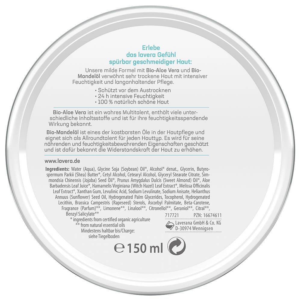 Lavera Basis Sensitiv Creme 150 ml