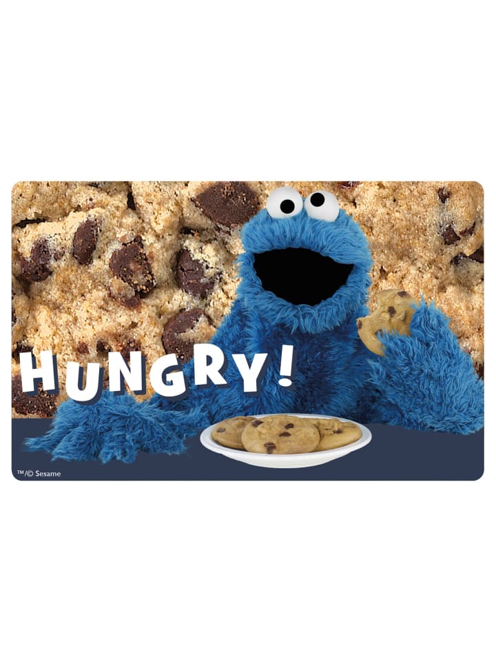 Sesamstraße Sesamstraße Brotdose Krümelmonster Hungry Lunchbox Butterbrotdose in blau günstig kaufen onesize