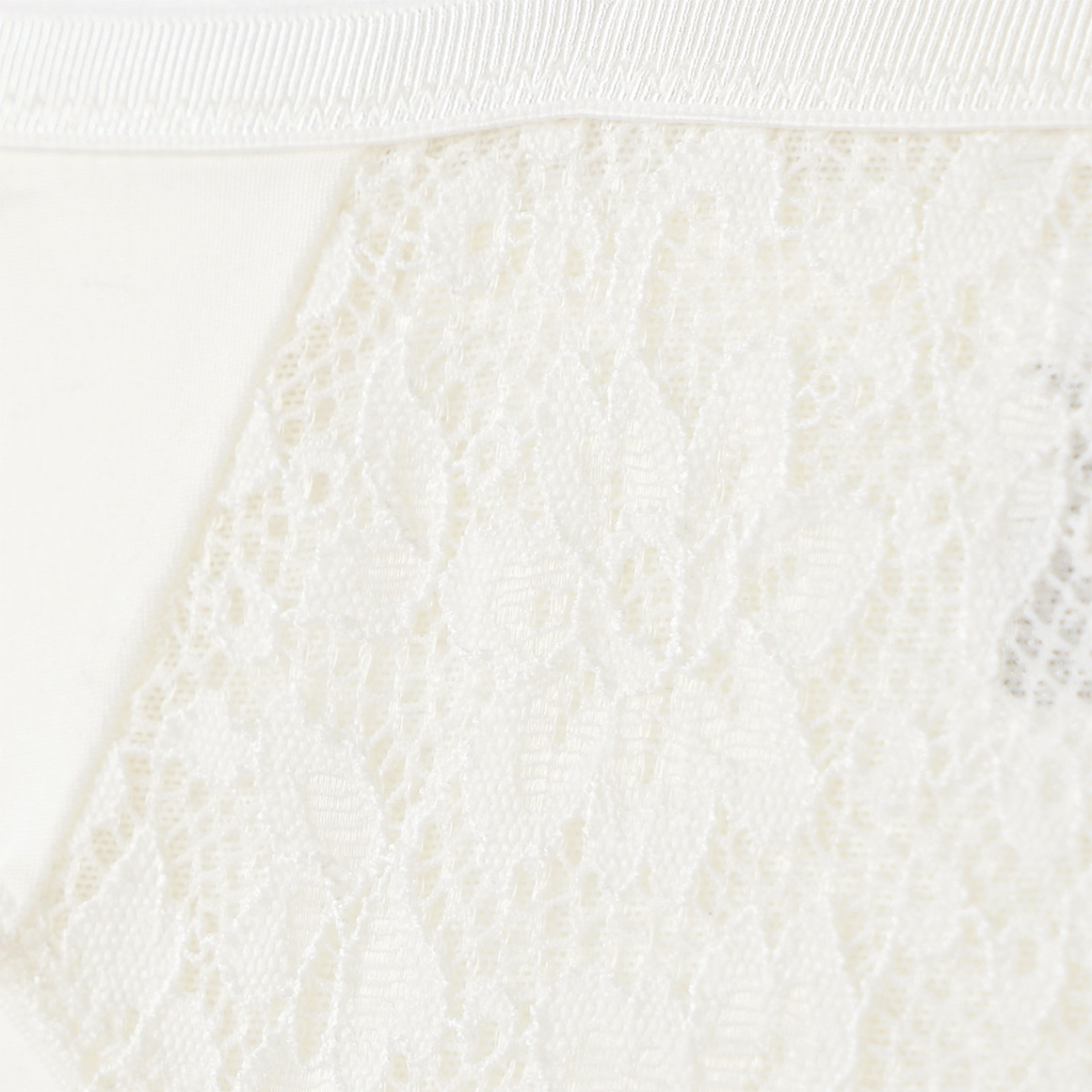 Damen Slip mit Spitzeneinsatz