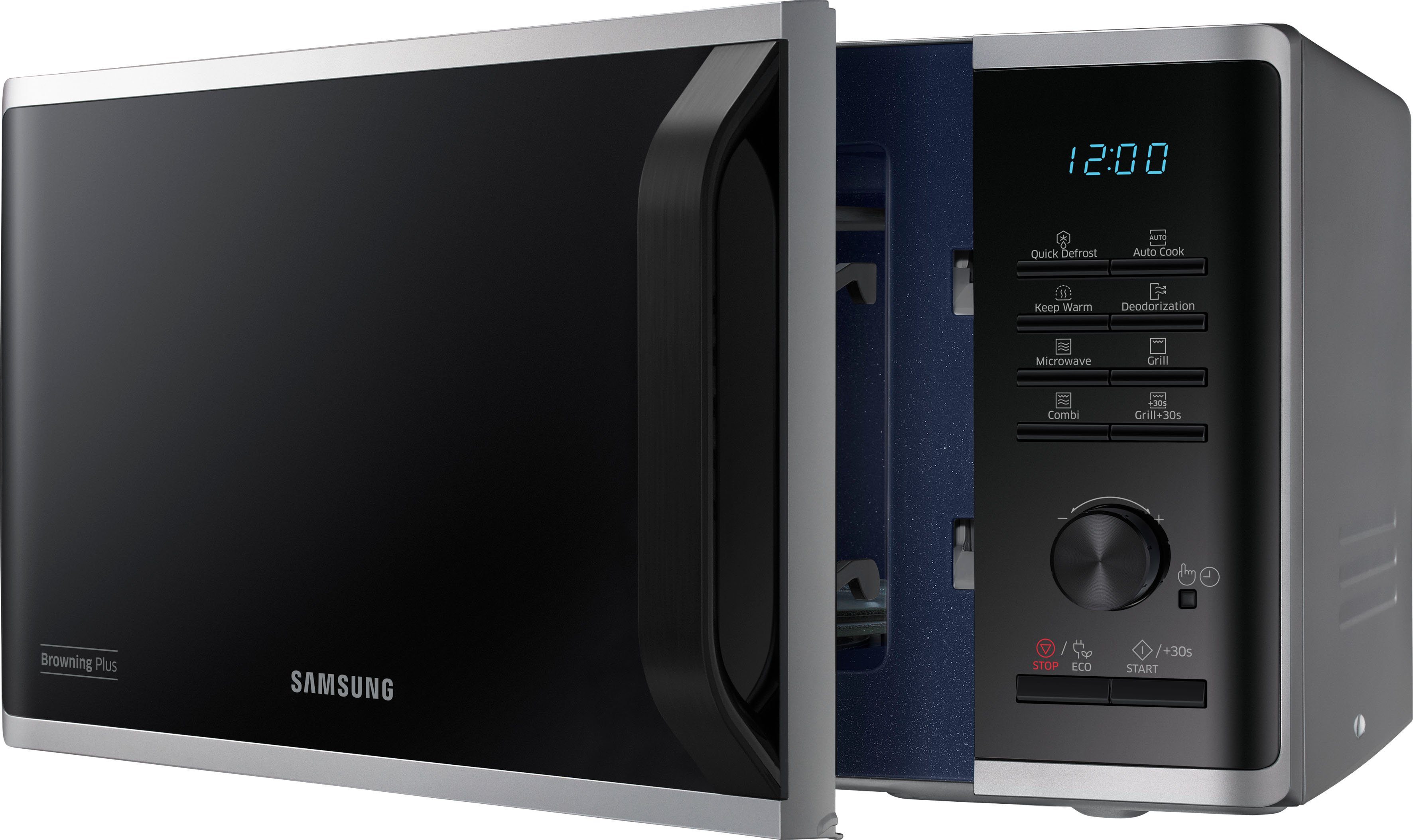Samsung Mikrowelle MG23K3515AS/EG, Mikrowelle, 23 l