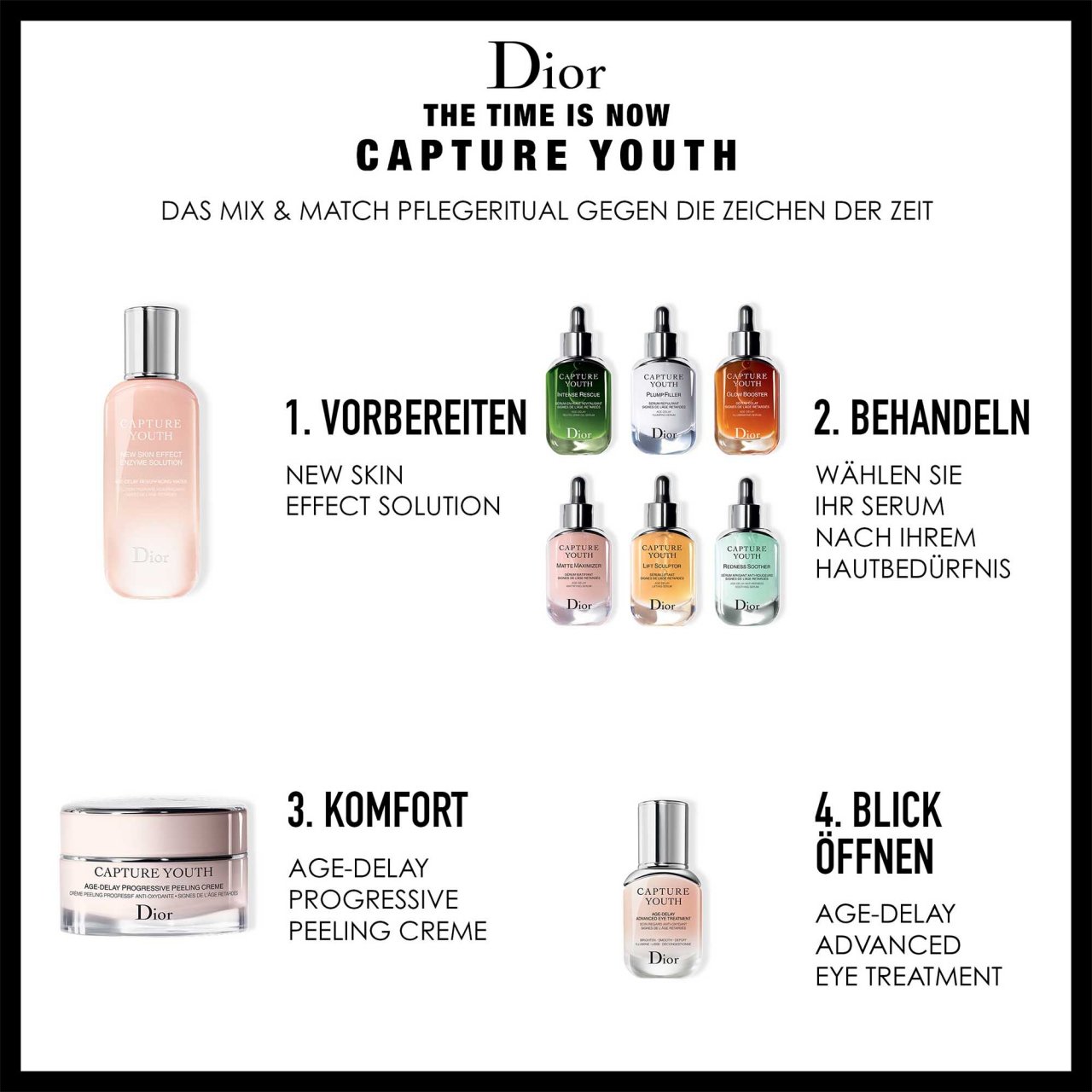 DIOR CAPTURE YOUTH GLOW BOOSTER STRAHLEN SCHENKENDES SERUM - VERZÖGERTE ZEICHEN DER ALTERUNG