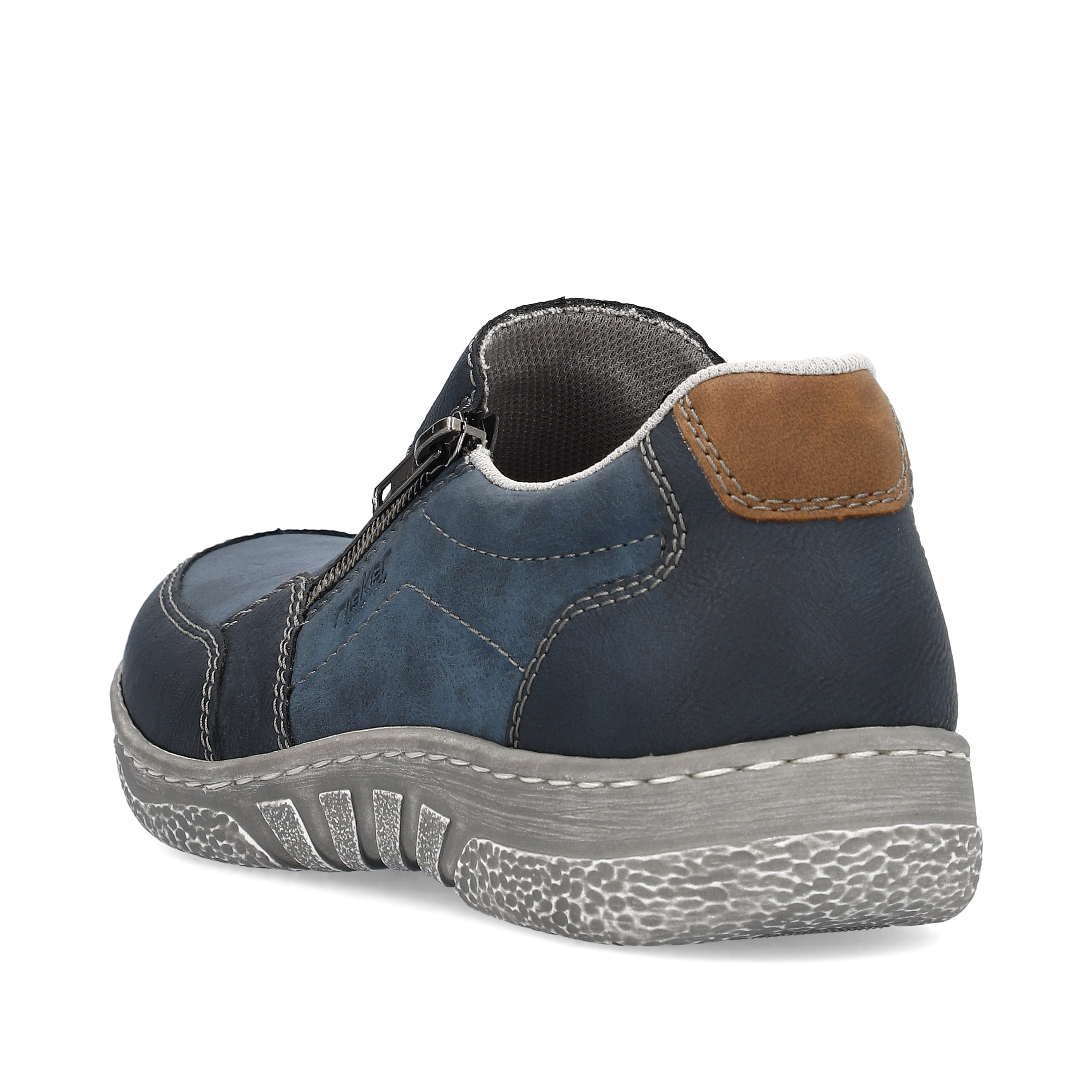 Rieker Herren Slipper blaugrau