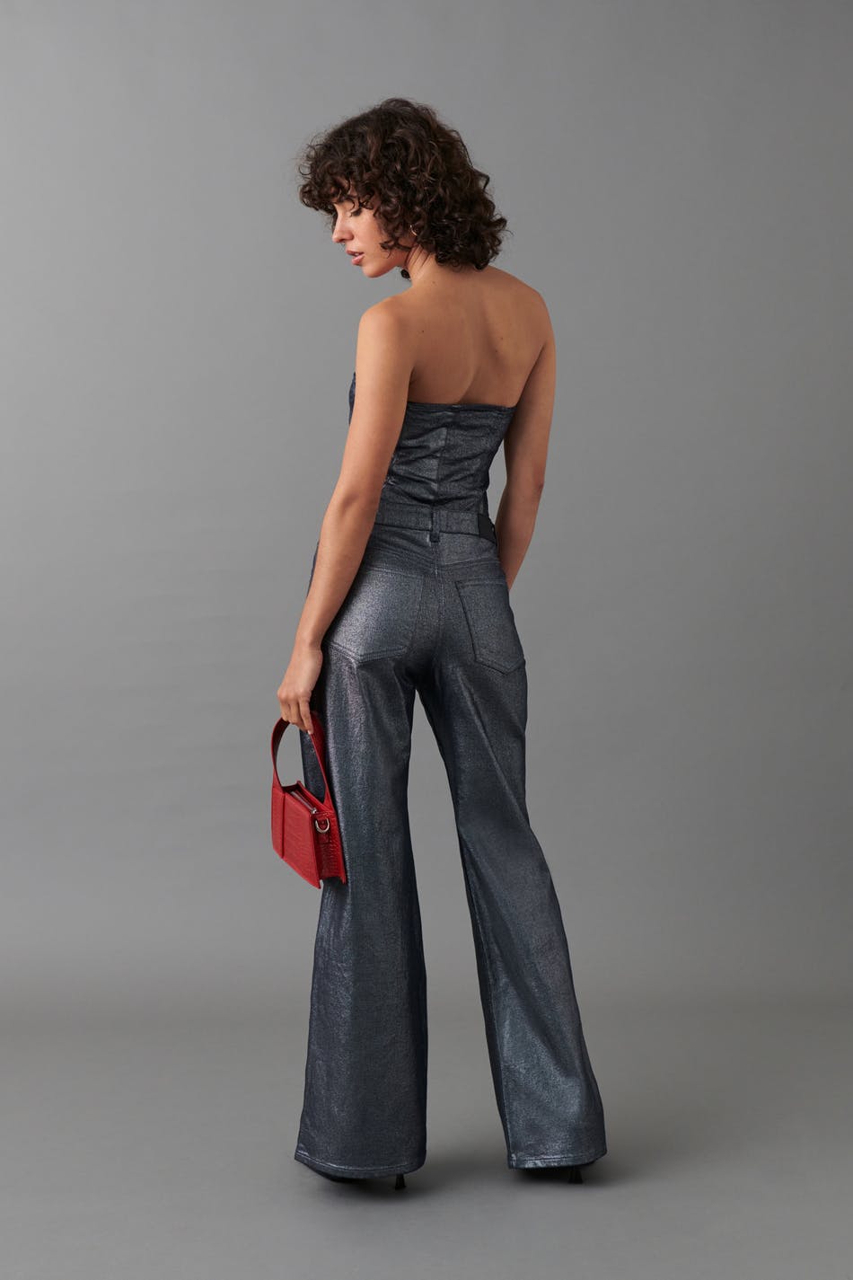 Sparkle straight jeans