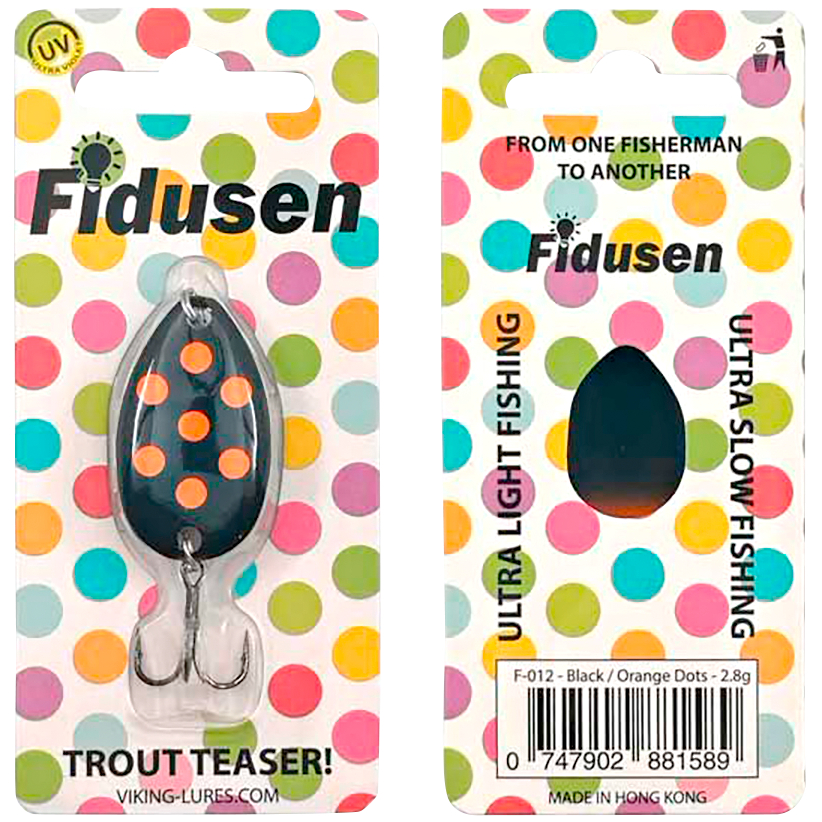 OGP Kunstköder Fidusen (Black/Orange, 2,8 g)