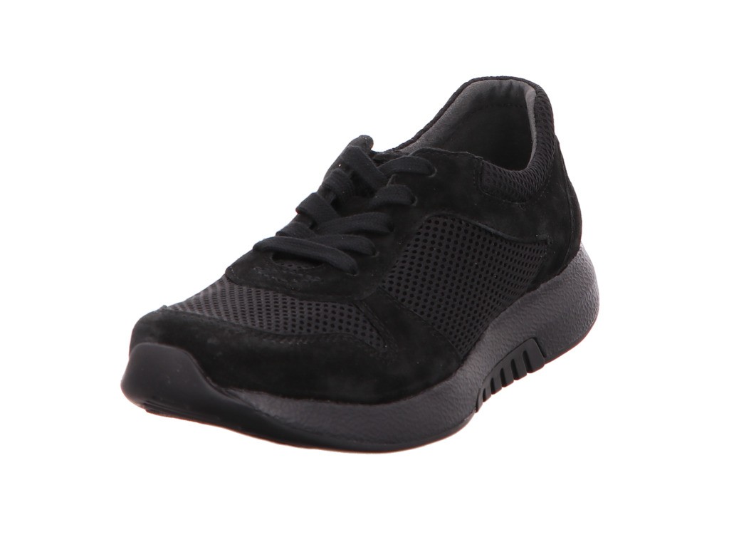 GABOR Freizeit Schnürer schwarz Sneaker low