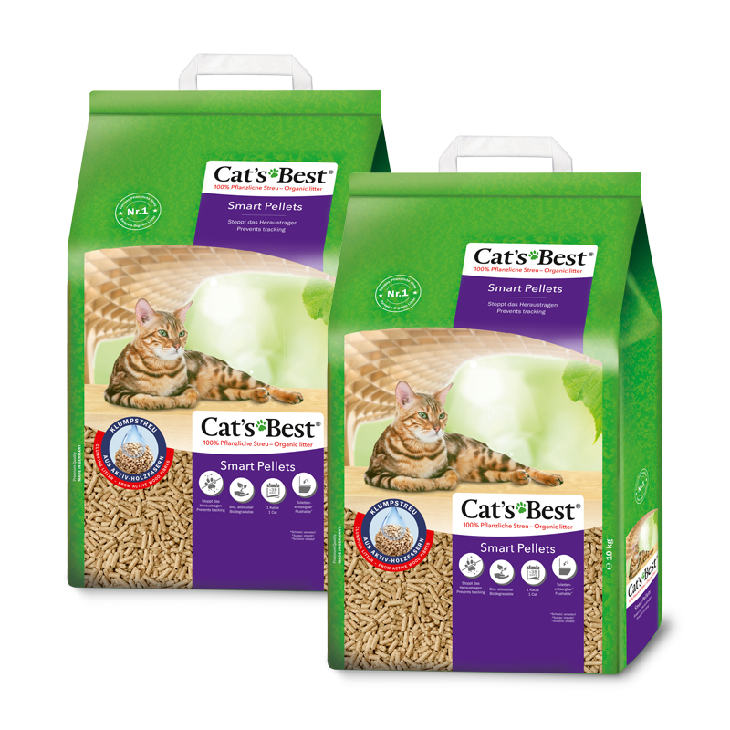 Cat's Best Katzenstreu Cat's Best Smart Pellets 2x10 kg
