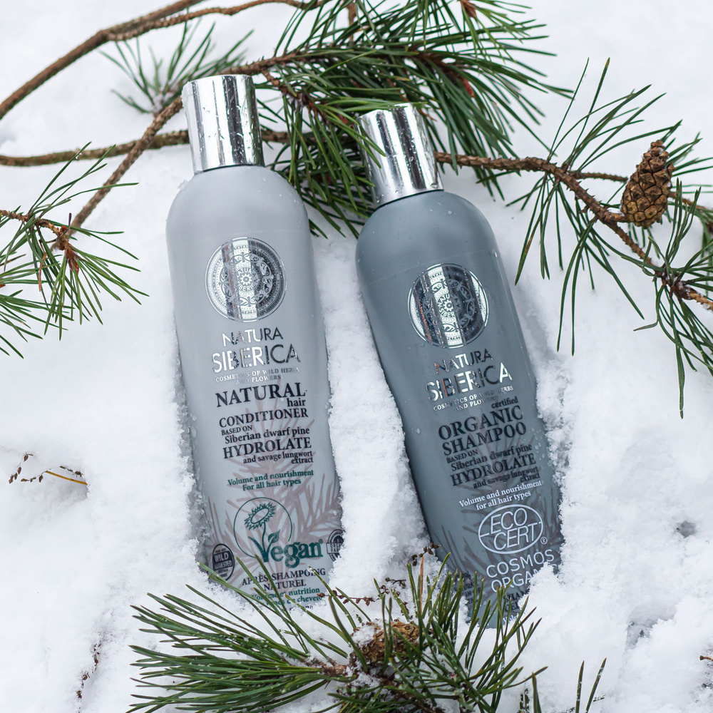 Natura Sibérica Après-Shampoing Volume et Nutrition Soin Capillaire Tous Types de Cheveux
