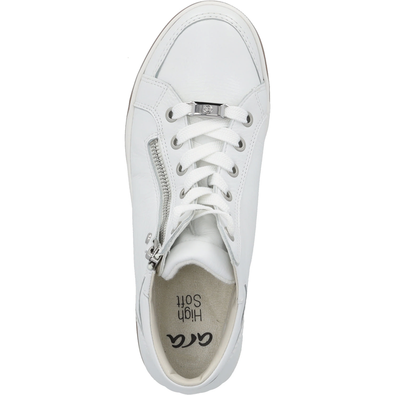 Ara Rom 44499, Sneakers High, Damen, Weiß