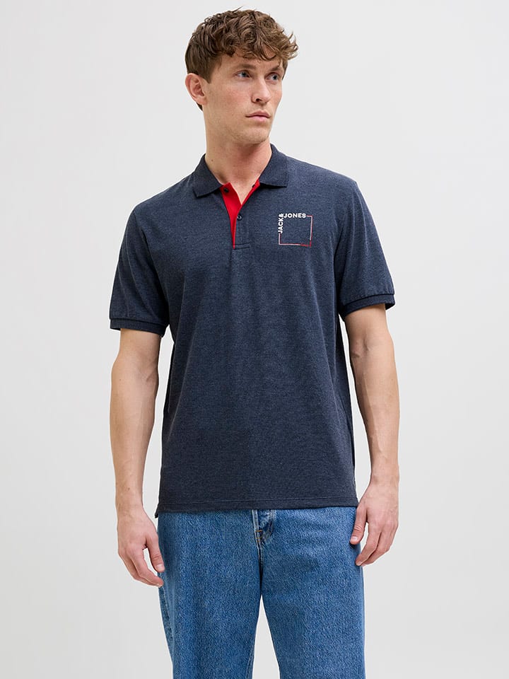 Jack & Jones Poloshirt in Dunkelblau günstig kaufen