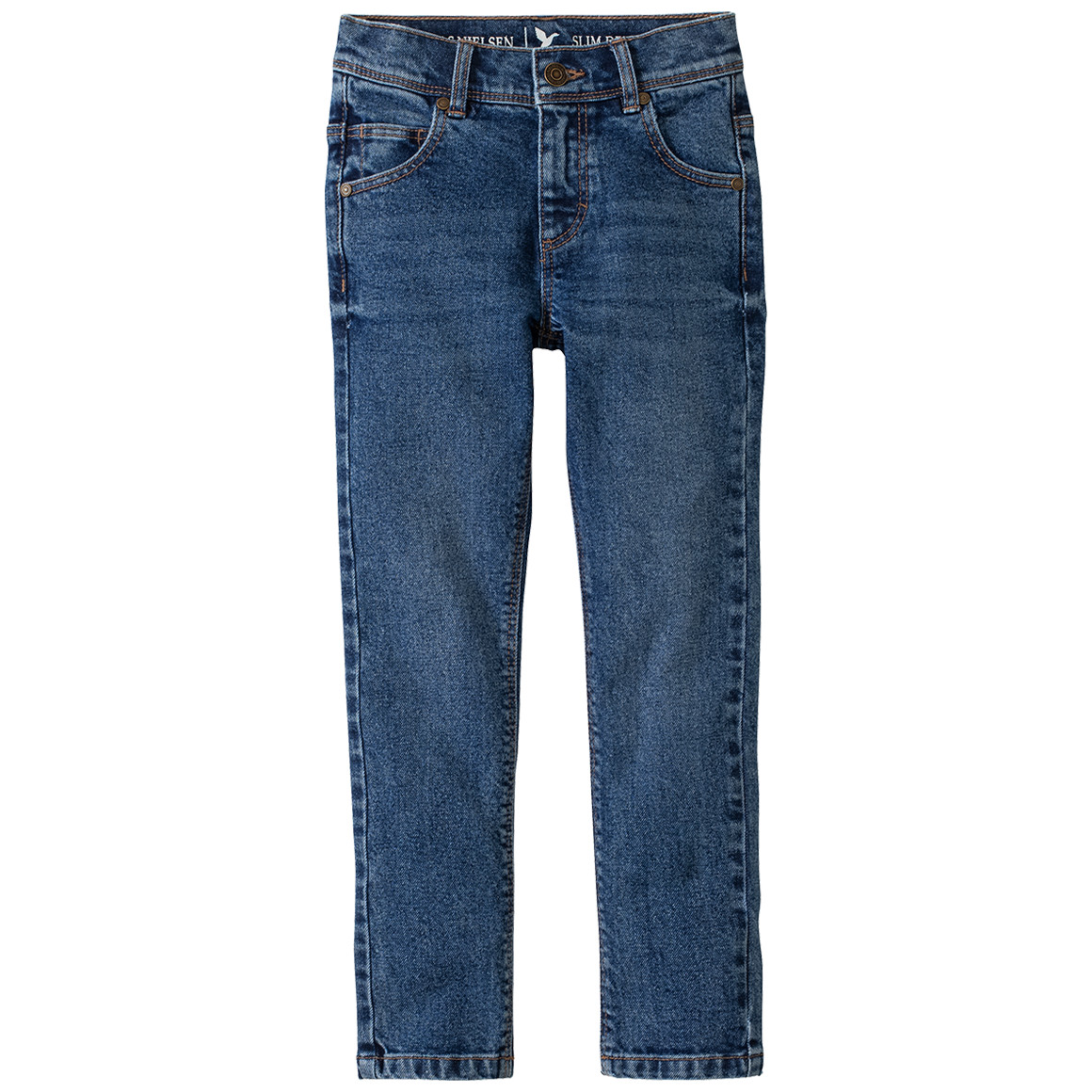 Jungen Slim-Jeans mit verstellbarem Bund