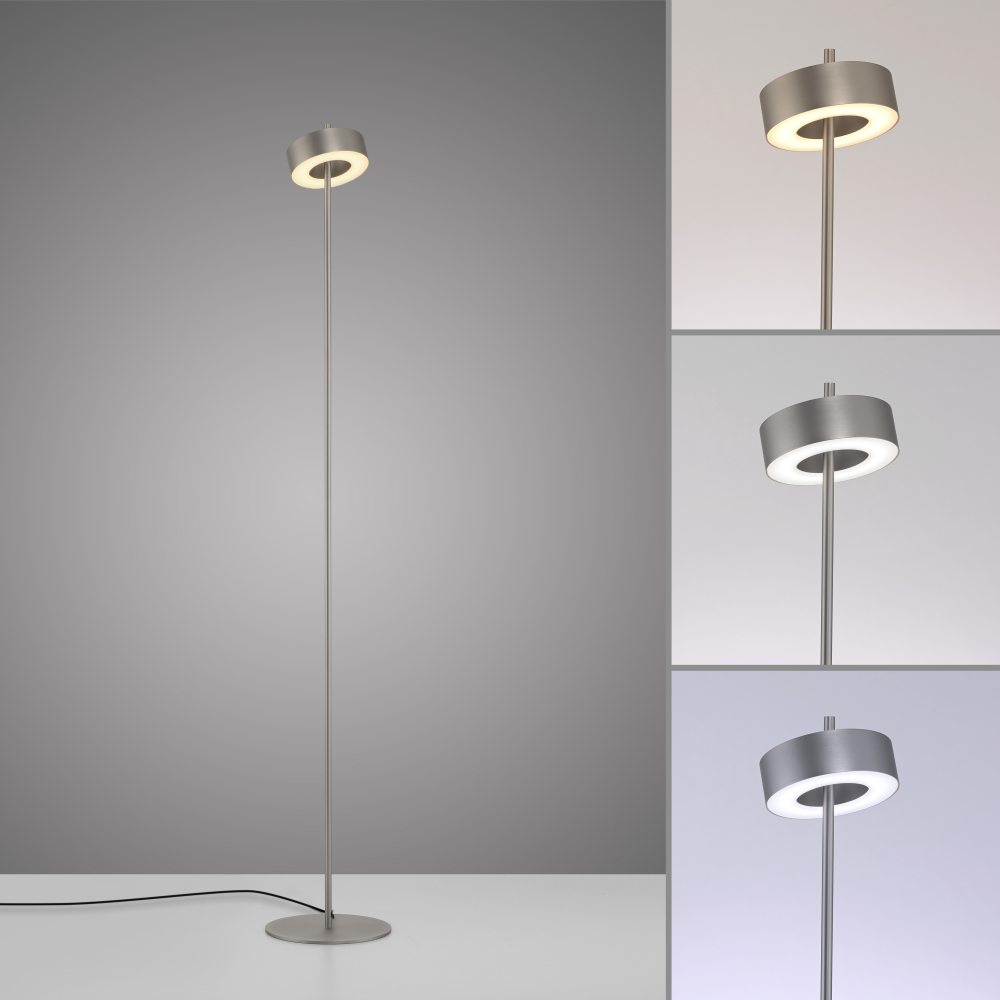 Stehleuchte Q-Rotate aluminium