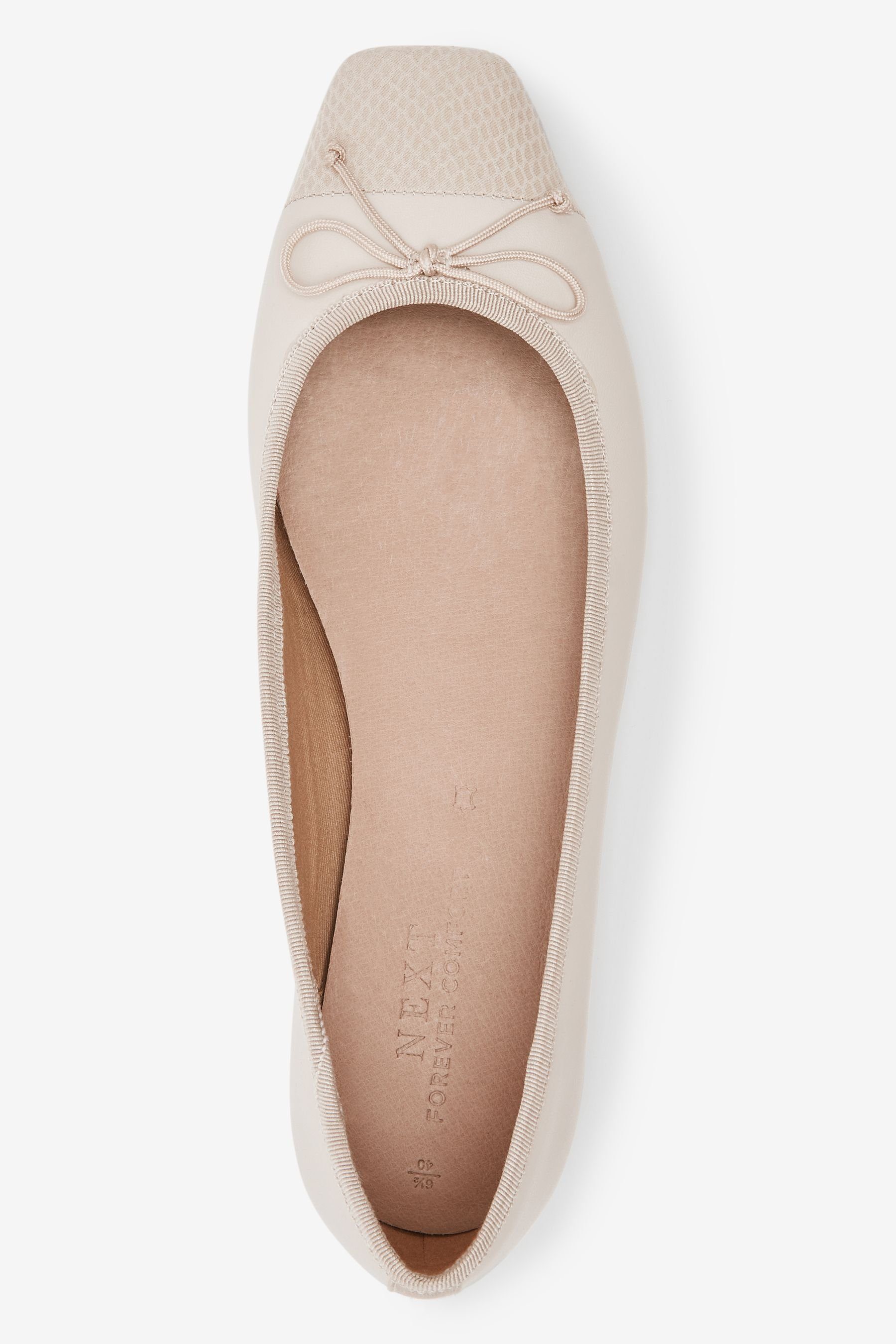 Next Ballerina aus Leder mit eckigem Zehenbereich Ballerina (1-tlg)