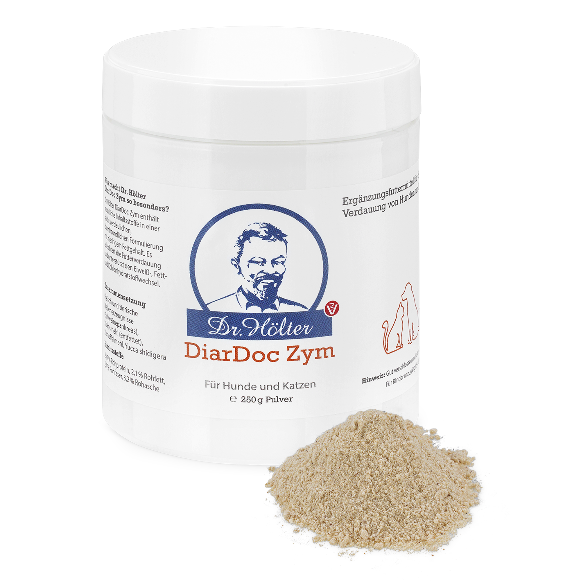 Dr. Hölter Ergänzungsfutter & Aufzucht Dr. Hölter DiarDoc Zym Verdauungsenzyme Pulver 250 g