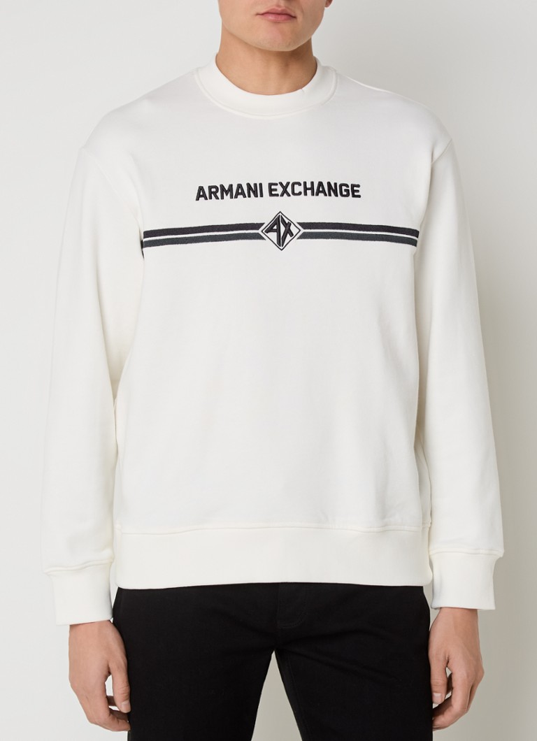 Armani Exchange Sweater with logo embroidery